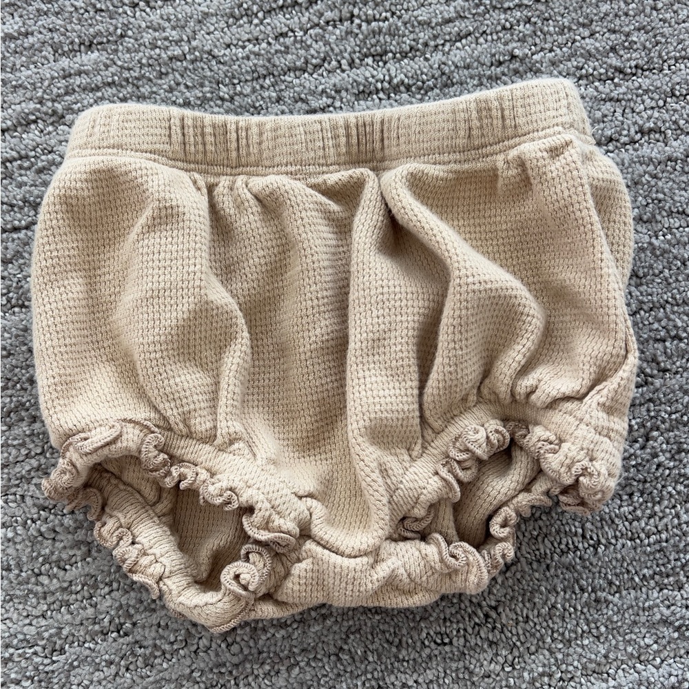 Old Navy Tan Knit Diaper Cover Baby Bloomers